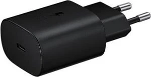 Samsung EP-TA800N Type-C 25W Siyah Kablosuz Hızlı Şarj Aleti Sesatech ürün görseli 1