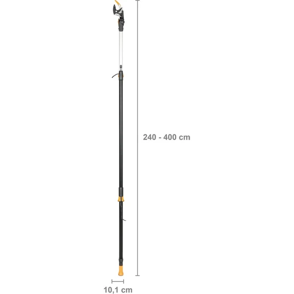 Fiskars 1023634 UPX86 Teleskopik Yüksek Dal Budama Makası Powergear + Testere ürün görseli 1