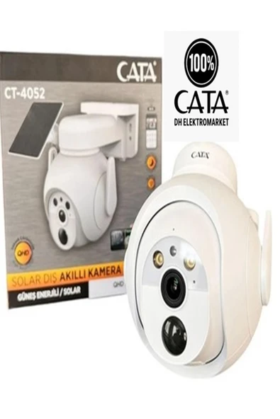 CT 4052 Solar Dış Mekan Akıllı Kamera - Resim 3