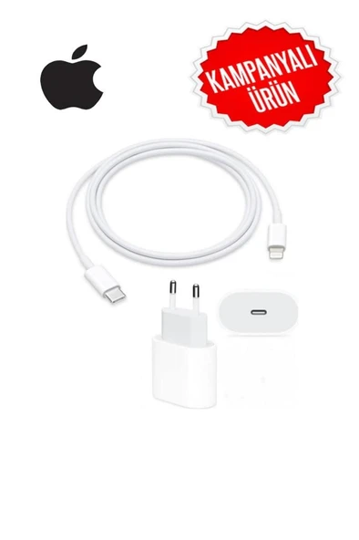 Iphone 11/11 Pro Max Hızlı Şarj Aleti Seti 18w Adaptör + Usb-c Kablo ürün görseli 1