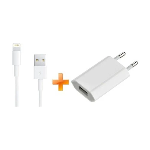 Maximrollon Usb Adaptör + Lightning Data Kablosu ( Uyumlu 5/5s/SE/6/6s/7 / Plus / iPod / iPad) ürün görseli 1