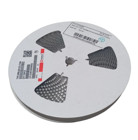 750 Adet SMBJ40A DO-214AA Smd Diode Tvs 40VWM 64.5VC (Unidirectional) 40V 600W Tek Yönlü Smd Smb Tvs Diyot ürün görseli 1