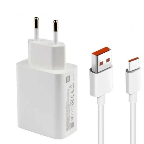 Qualcomm Xiaomi Mi 10T - 10T Lite - 10T Pro - Mi 10 33W Turbo Şarj Aleti ürün görseli 1