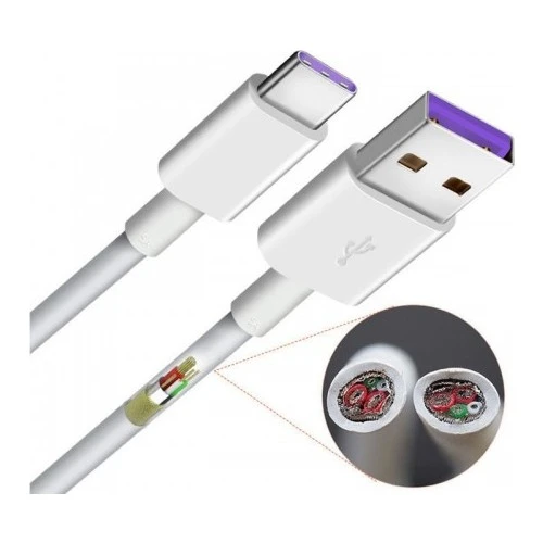 Huawei Super Charge Uyumlu USB Type-C Kablo - Resim 3
