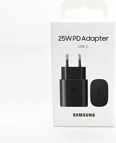 Samsung Galaxy Note 10 Lite Type-C Fast Şarj Adaptörü 25W Siyah - Resim 3