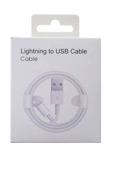 Iphone Şarj Aleti Kablosu 1m Lightning Usb Kablosu - Resim 2