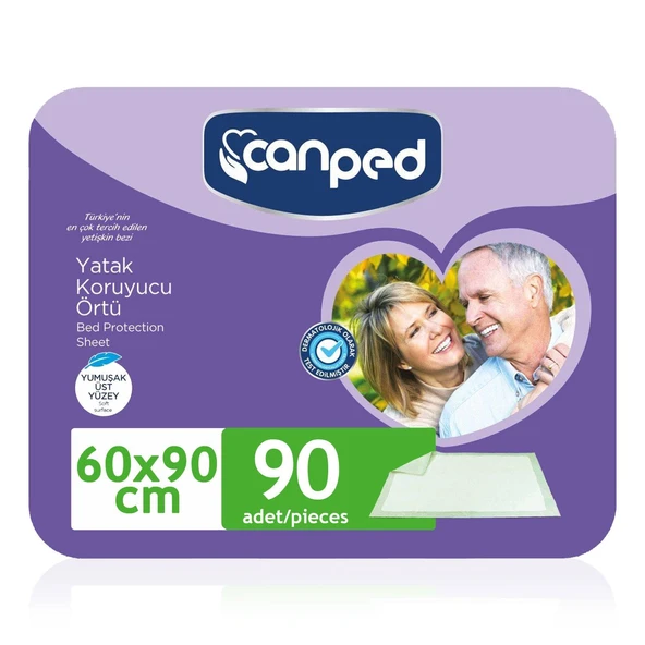 Canped Yatak Koruyucu Örtü 60x90 Cm 90 Adet ürün görseli 1