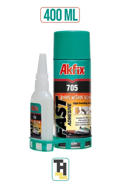 Profesyonel Akfix Hızlı Yapıştırıcı 400 ml – Güçlü ve Hızlı Etki, Çok Amaçlı Kullanım ürün görseli 1