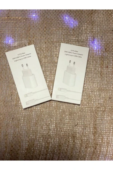 Apple Iphone 20w 12/12 Pro Max Hızlı Şarj Aleti Seti 20w Adaptör + Usb-c Kablo ürün görseli 1