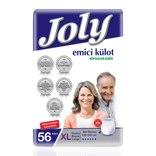 Joly Emici Külot XL-Extra Large Beden 56 Adet ürün görseli 1