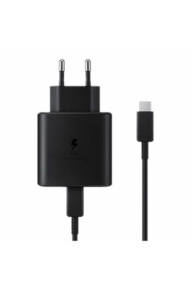 Samsung Süper Hızlı Şarj Cihazı Başlığı Ve Kablo (45w) (uyumlu) Samsung-45w-şarjint ürün görseli 1
