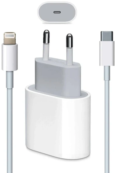 Iphone Tüm Seriler Uyumlu Hızlı Şarl Aleti 20w Usb-c Kablo Adaptör Set 5 6 7 8 X 11 12 13 14 Pro Max Sesatech ürün görseli 1
