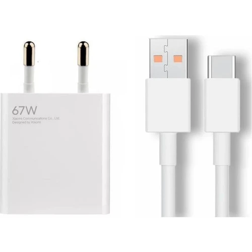 Gurtech Xiaomi Uyumlu 67W Turbo Hızlı Şarj Aleti Seti Type-C ürün görseli 1
