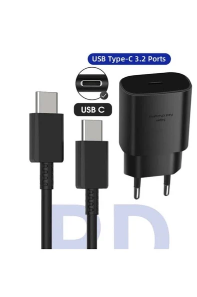 Ep-ta800n Typec Girişli 25w Orjinal Hızlı Şarj Aleti 25watt (siyah) ürün görseli 1
