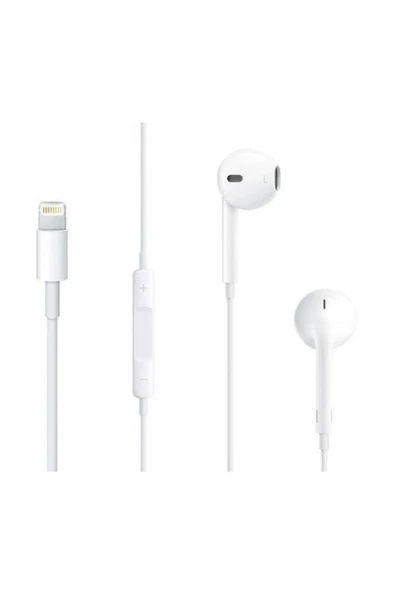 Iphone 7-8-10-11-12-13-14 Lightning Konnektörlü Bluetooth Özellikli Kulaklık Beyaz ürün görseli 1