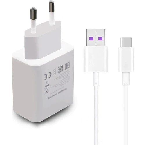 Huawei Supercharge 22.5W Hızlı Şarj Aleti ve Type-C Kablo ürün görseli 1