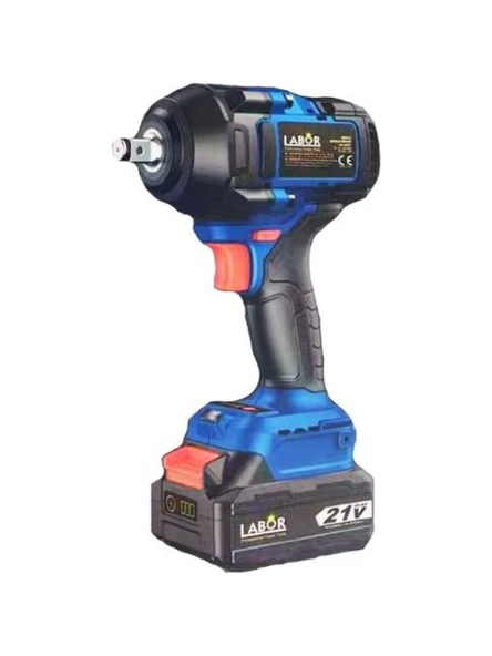 LABOR LBR1300 ŞARJLI SOMUN SÖKME 1300 NM 3/4 1300 Nm 2 ADET 21V 4 AMPER AKÜ ADAPTÖRLÜ SET ürün görseli 1