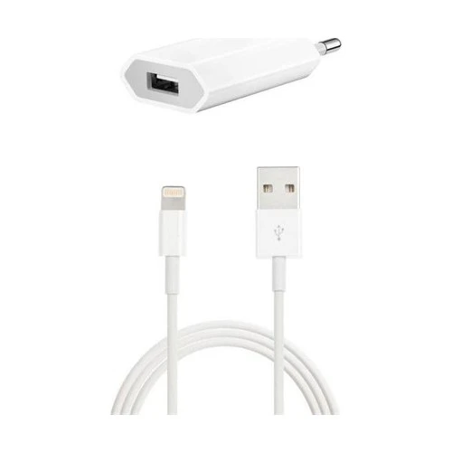 Sızmaz Ticaret Apple iPhone Uyumlu Şarj Aleti Adaptör + Lightning Kablo Kutusunda ürün görseli 1