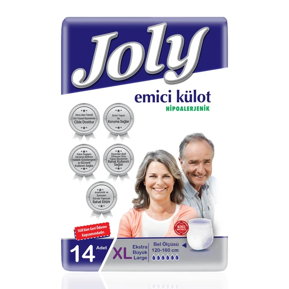 Joly Emici Külot XL-Extra Large Beden 14 Adet ürün görseli 1