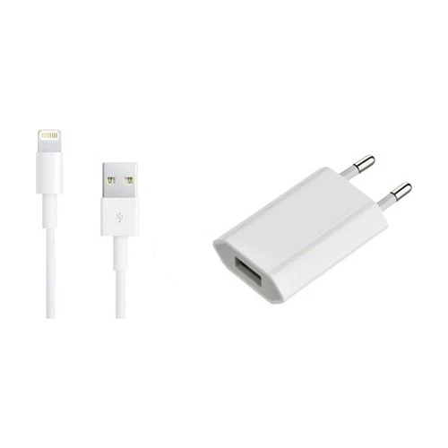 Prige USB Adaptör + Data Kablosu ( iPhone Uyumlu 5/5S/SE/6/6S/7/Plus/8/X ) ürün görseli 1