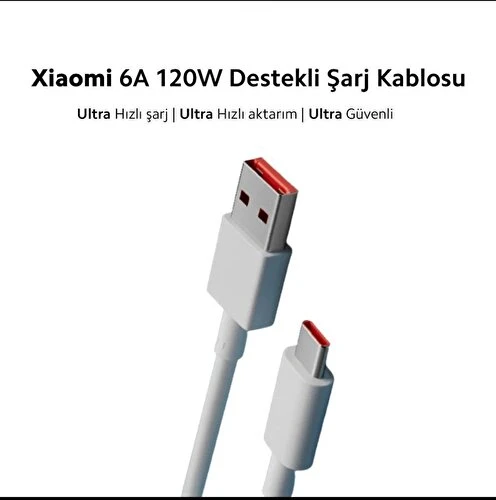 Xiaomi 6A Type-C 120W Kablo - Resim 2