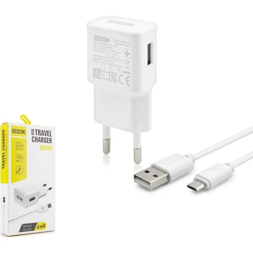 Escom Gold Telefon Şarj Aleti Set 2.0A Mıcro Escom Gold ESC-501 ürün görseli 1