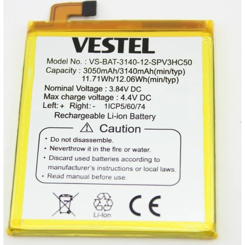 Vestel Venüs V3 5020 Batarya Pil ürün görseli 1
