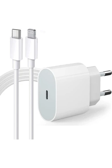 Iphone Hızlı Şarj Kablosu Ile Iphone 20 W Iphone Şarj Cihazı Iphone Şarj Kablosu Ile 1 M ürün görseli 1