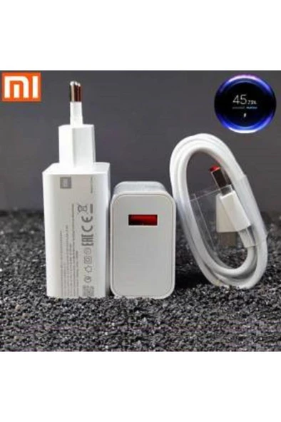 Xiaomi Orjinal 33 Watt Hızlı Şarj Aleti Başlık+kablo Set Xiaomi 33w Mdy 11 Ez ürün görseli 1