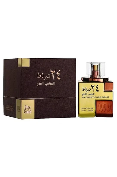 Lattafa 24 Carat Pure Gold 999.9 EDP 100 ML ürün görseli 1