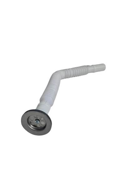 Uzun Körüklü Lavabo Sifonu Lavabo Gider Borusu 50 Mm Paslanmaz ürün görseli 1