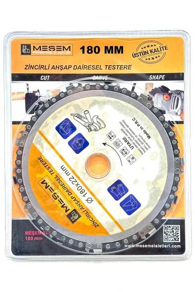 Zincirli Ahşap Dairesel Testere 180x22 ürün görseli 1