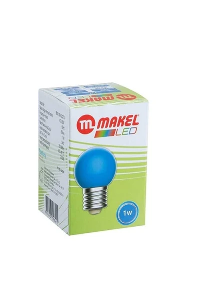 1W Led Gece Lambası Mavi - Resim 3
