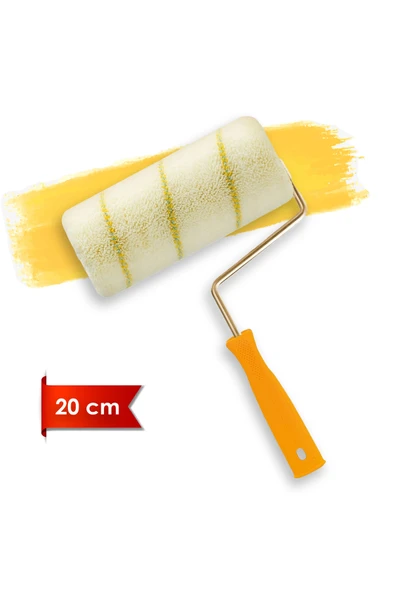 1015 Plasdek 5cm Orta Çap 25 mm Tüylü İç Cephe Saplı Boya Rulosu 20 cm ürün görseli 1