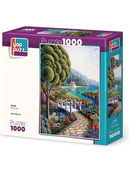 Yappuzz Renkli Yol 1000 Parça - 5439 ürün görseli 1