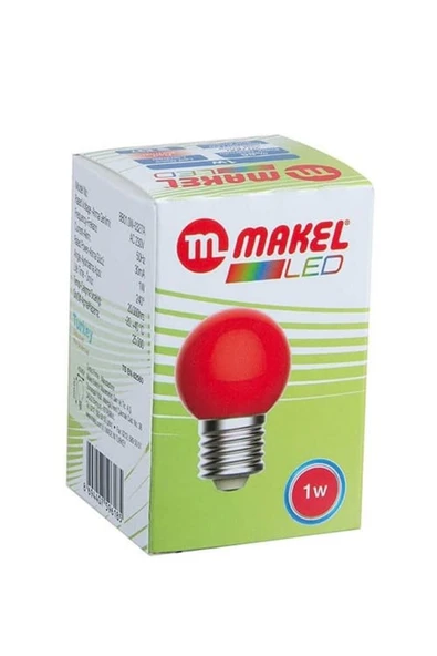 1W Led Gece Lambası Kırmızı - Resim 3