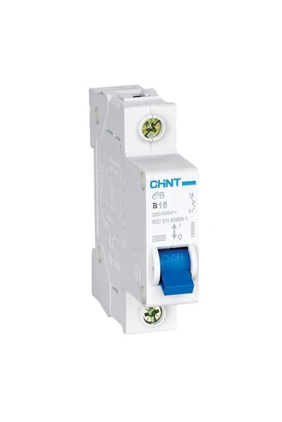 Chint 16A 1 Kutup B Tip 4.5Ka Otomatik Sigorta ürün görseli 1