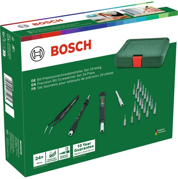 Bosch Hassas Uçlu Tornavida Seti 24 Parça - Resim 2