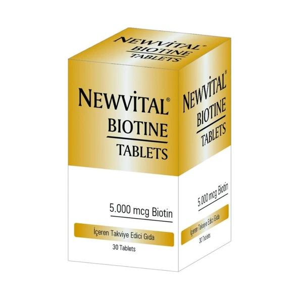 Newvital Biotine 5000 mcg 60 Tablet ürün görseli 1