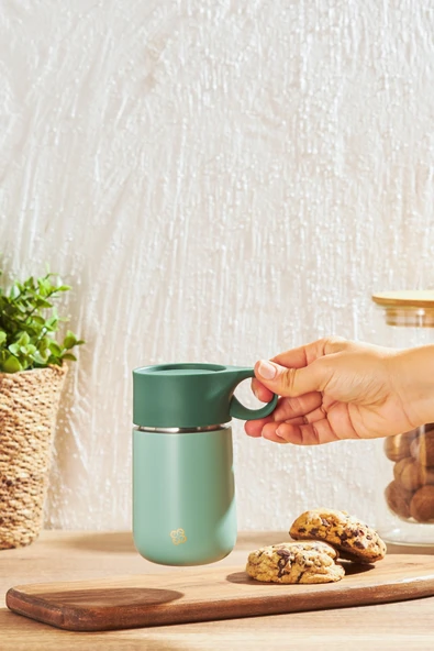 Smart Yeşil El Termosu 300 ml - Resim 3