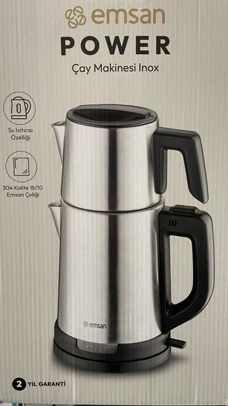 Emsan Power Çelik Çay Makinesi - Inox ürün görseli 1