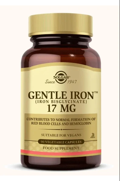 Solgar Gentle Iron 17mg 90 Kapsül 2 Adet - Resim 2