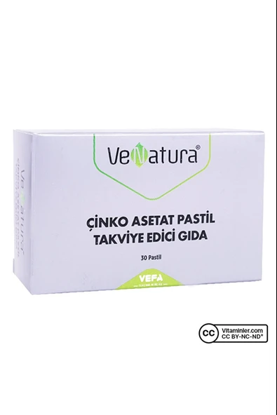 Venatura Çinko Asetat 30 Pastil ürün görseli 1