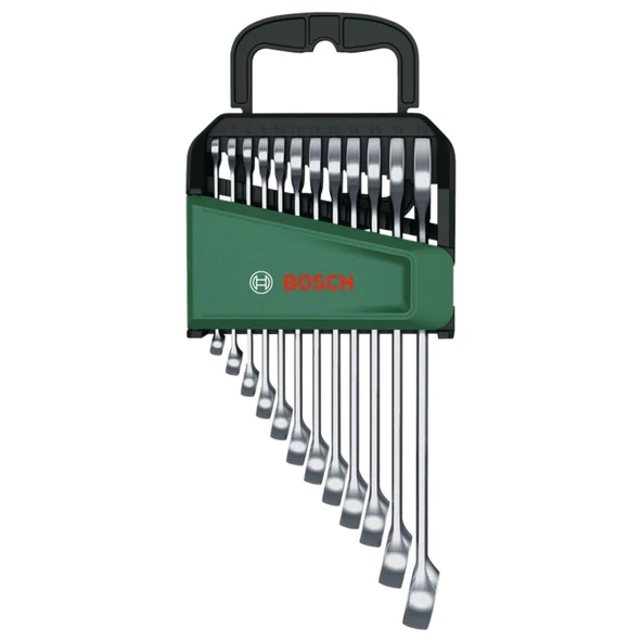 Bosch 1600A02Z9D 12 Parça Kombine Anahtar Seti ürün görseli 1