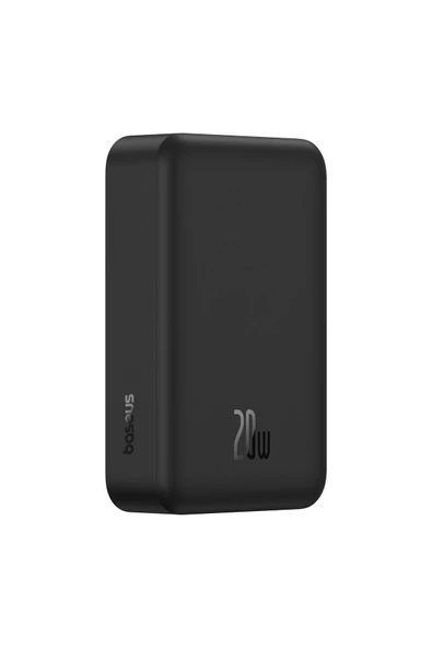 Baseus EnerFill FM41 Mini Manyetik Powerbank 20.000 mAh 20W - Siyah (C'den C'ye 20V/3A 30cm siyah kablolu) ürün görseli 1