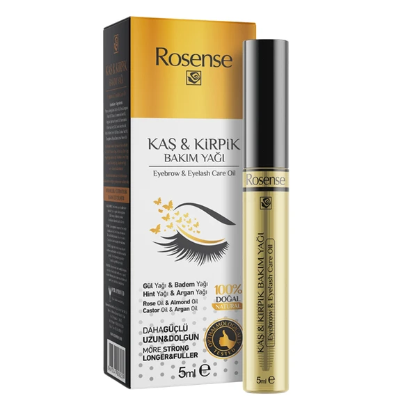 Rosense Kaş ve Kirpik Bakım Yağı 5 ml 1 Adet ürün görseli 1