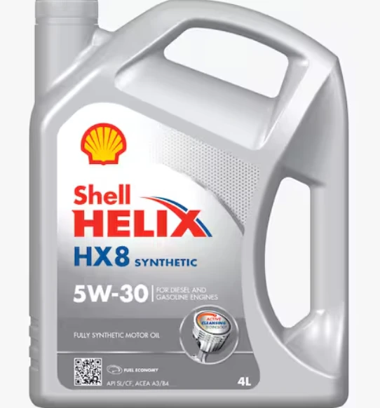 Shell Helix HX8 Synthetic 5W-30 4 lt Motor Yağı ürün görseli 1