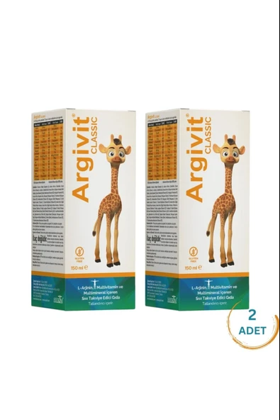 Argivit Classic 150 ml Şurup 2 Adet ürün görseli 1