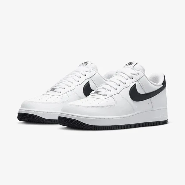 Nike Air Force 1 '07 Erkek Beyaz Sneaker - Resim 3