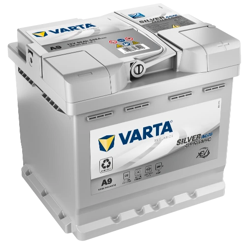 VARTA A9 AGM 50 AH AKÜ  START-STOP - Resim 2